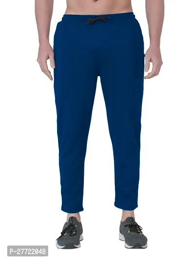 Classic Cotton Blend Solid Track Pants for Men