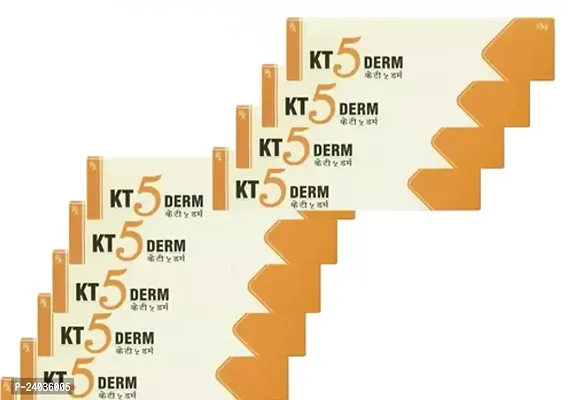 Natural Kt 5 Derm, Anti Fungal Cream 15G Pack Of 10