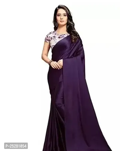 Party Wear Sarees : Navy blue pure satin sequence work partywear ...