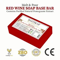 bypurenaturals Hasthkar Soap Base Bar (450G) For Soap Making, Red Wine with Pomegranate Extract Melt  Pour Clear Transparent Glycerine,SLS  SLES, Paraben Free Pack of 2-thumb4