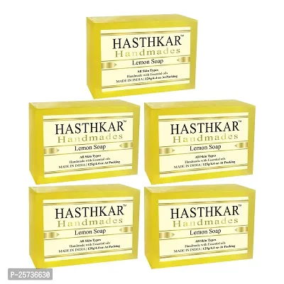 Hasthkar Handmades Glycerine Natural Soap Bathing Bar, For Skin Moisturisation, Ideal For All Skin Types 125gm Men  Women