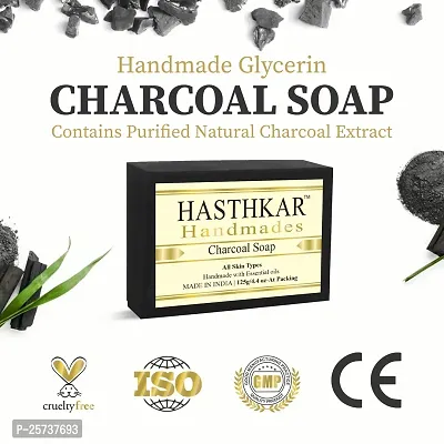 Hasthkar Handmades Glycerine Natural Soap Bathing Bar, For Skin Moisturisation, Ideal For All Skin Types 125gm Men  Women-thumb5