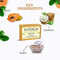 byPureNaturals Hasthkar Handmades Glycerine Papaya Soap 125gm for Men  Women Pack of 3-thumb3