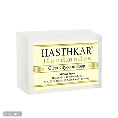 Hasthkar Handmades Glycerine Clear glycerin Soap 125gm pack of 5-thumb2