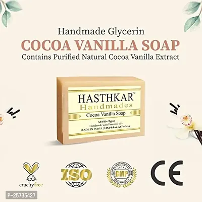 Hasthkar Handmades Glycerine Natural Soap Bathing Bar, For Skin Moisturisation, Ideal For All Skin Types 125gm Men?-thumb5