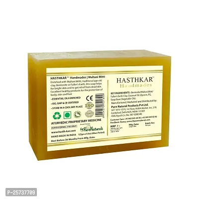 Hasthkar Handmades Glycerine Natural Soap Bathing Bar, For Skin Moisturisation, Ideal For All Skin Types 125gm Men  Women-thumb2