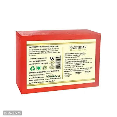 Hasthkar Handmades Glycerine Natural Soap Bathing Bar, For Skin Moisturisation, Ideal For All Skin Types 125gm Men-thumb3