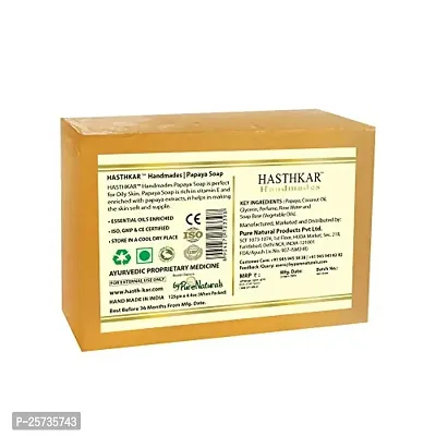 Hasthkar Handmades Glycerine Natural Soap Bathing Bar, For Skin Moisturisation, Ideal For All Skin Types 125gm Men?-thumb3