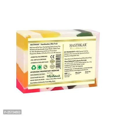 Hasthkar Handmades Glycerine Natural Soap Bathing Bar, For Skin Moisturisation, Ideal For All Skin Types 125gm Men  Women-thumb2