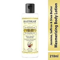 byPureNaturals Hasthkar Natural and Herbal Jasmine Saffron  Shea Butter Mesmerizing Body Lotion for Men Women 210ml-thumb4