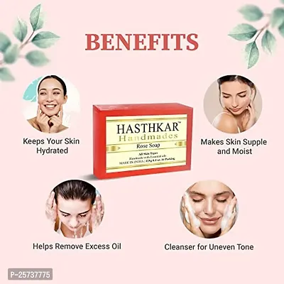 Hasthkar Handmades Glycerine Natural Soap Bathing Bar, For Skin Moisturisation, Ideal For All Skin Types 125gm Men-thumb4