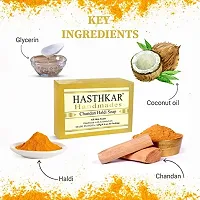 Hasthkar Handmades Glycerine Chandan haldi Soap 125gm pack of 4-thumb3