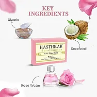 Hasthkar Handmades Glycerine Rose water Soap 125gm PACK OF 3-thumb3