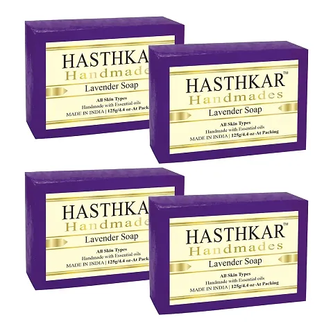 Hasthkar Handmades Glycerine Natural Soap Bathing Bar, For Skin Moisturisation, Ideal For All Skin Types 125gm Men?