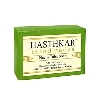 Hasthkar Handmades Glycerine Natural Soap Bathing Bar, For Skin Moisturisation, Ideal For All Skin Types 125gm Men-thumb1