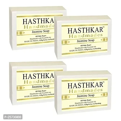 Hasthkar Handmades Glycerine Natural Soap Bathing Bar, For Skin Moisturisation, Ideal For All Skin Types 125gm Men  Women-thumb0