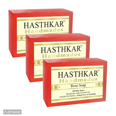 byPurenaturals Khadi Handmade Soap, 125g Pack of 3