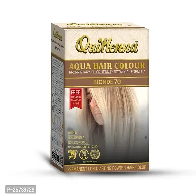 byPureNaturals QuikHenna Aqua Powder Hair Colour for Men  Women, 110GM | Long Lasting Powder Hair Colour | PPD  Ammonia Free Hair Color-thumb2