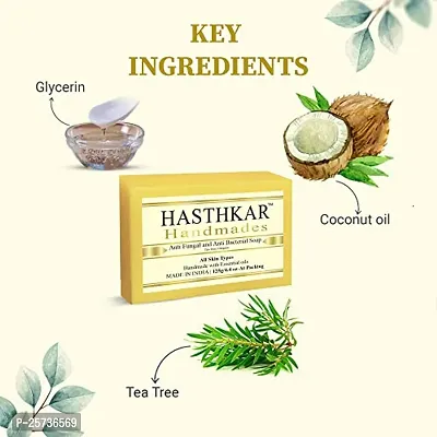 Hasthkar Handmades Glycerine Anti fungal anti becterial Soap 125gm PACK OF 3-thumb4