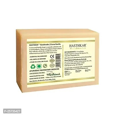 Hasthkar Handmades Glycerine Natural Soap Bathing Bar, For Skin Moisturisation, Ideal For All Skin Types 125gm Men?-thumb2