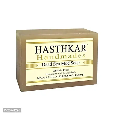 Hasthkar Handmades Glycerine Dead sea mud Soap 125gm pack of 5-thumb2