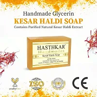 Hasthkar Handmades Glycerine Natural Soap Bathing Bar, For Skin Moisturisation, Ideal For All Skin Types 125gm Men  Women-thumb4