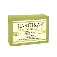 Hasthkar Handmades Glycerine Khus Soap 125gm PACK OF 3-thumb1