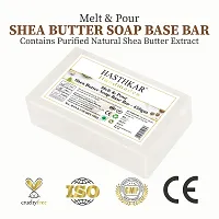 Hasthkar Handmades Soap Base Bar For Soap Making Shea Butter Melt  Pour Clear Transparent 100% Glycerine Soap base | SLS  SLES Paraben Free | 450Gm (Pack of 2)-thumb2