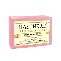 Hasthkar Handmades Glycerine Rose water Soap 125gm PACK OF 3-thumb1
