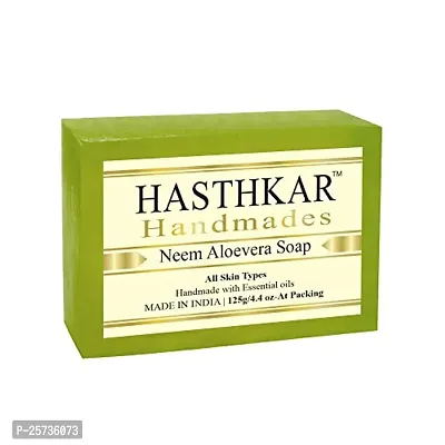 Hasthkar Handmades Glycerine Natural Soap Bathing Bar, For Skin Moisturisation, Ideal For All Skin Types 125gm Men-thumb2