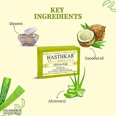Hasthkar Handmades Glycerine Natural Soap Bathing Bar, For Skin Moisturisation, Ideal For All Skin Types 125gm Men-thumb4
