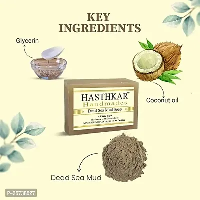 Hasthkar Handmades Glycerine Natural Soap Bathing Bar, For Skin Moisturisation, Ideal For All Skin Types 125gm Men  Women-thumb4