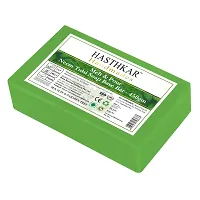 Hasthkar Handmades Soap Base Bar For Soap Making Neem Tulsi Melt  Pour Clear Transparent 100% Glycerine Soap base | SLS  SLES Paraben Free | 450Gm (Pack of 2)-thumb1