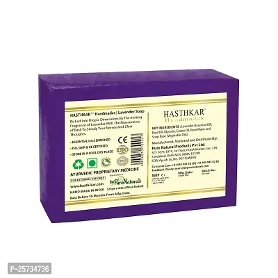 Hasthkar Handmades Glycerine Natural Soap Bathing Bar, For Skin Moisturisation, Ideal For All Skin Types 125gm Men?-thumb2