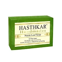 Hasthkar Handmades Glycerine Neem leaf Soap 125gm pack of 5-thumb1