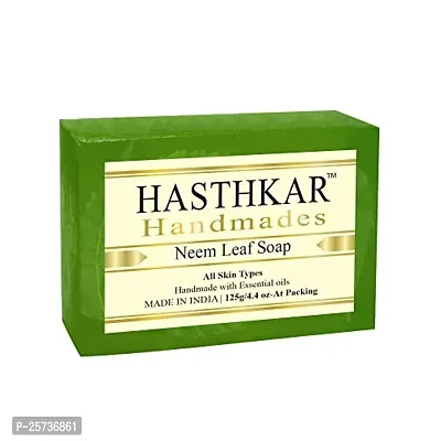 Hasthkar Handmades Glycerine Neem leaf Soap 125gm pack of 5-thumb2