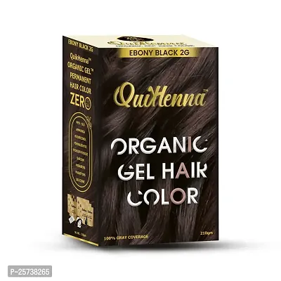 byPureNaturals QuikHenna Derma Organic Gel Permanent Hair Colour for Men  Women 165GM?-thumb0