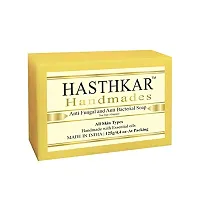 Hasthkar Handmades Glycerine Anti fungal anti becterial Soap 125gm PACK OF 3-thumb1