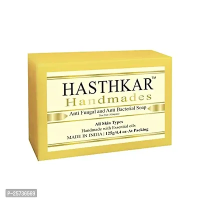 Hasthkar Handmades Glycerine Anti fungal anti becterial Soap 125gm PACK OF 3-thumb2