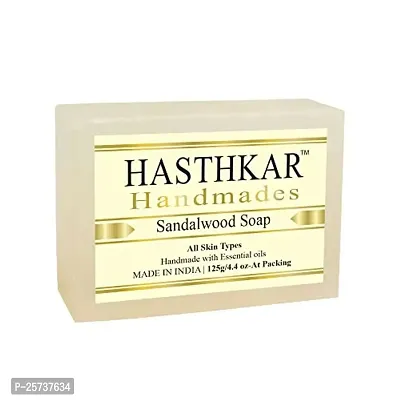 Hasthkar Handmades Glycerine Natural Soap Bathing Bar, For Skin Moisturisation, Ideal For All Skin Types 125gm Men  Women-thumb2