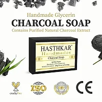 Hasthkar Handmades Glycerine Charcoal Soap 100gm pack of 4-thumb4