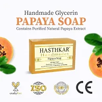 Hasthkar Handmades Glycerine Natural Soap Bathing Bar, For Skin Moisturisation, Ideal For All Skin Types 125gm Men  Women-thumb4