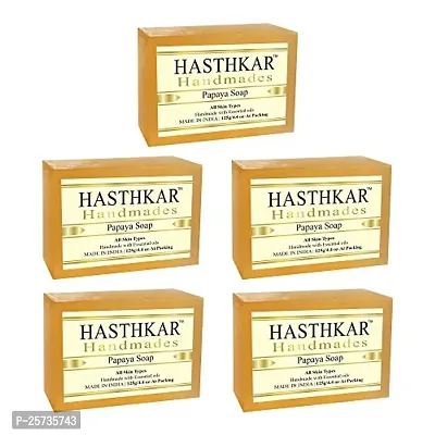 Hasthkar Handmades Glycerine Natural Soap Bathing Bar, For Skin Moisturisation, Ideal For All Skin Types 125gm Men?-thumb0