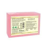 byPureNaturals Hasthkar Handmades Handmade Natural Herbal Rose Water Soap 125gm (Pack of 4)-thumb2