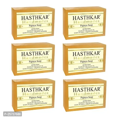 Hasthkar Handmades Glycerine Natural Soap Bathing Bar, For Skin Moisturisation, Ideal For All Skin Types 125gm Men  Women