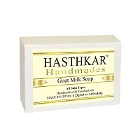 byPureNaturals Hasthkar Handmades Glycerine Goat milk Soap 125gm for Men  Women Pack of 3-thumb1