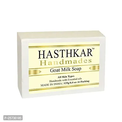 byPureNaturals Hasthkar Handmades Glycerine Goat milk Soap 125gm for Men  Women Pack of 3-thumb2