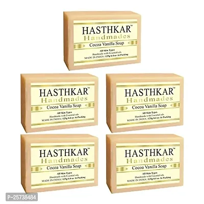 Hasthkar Handmades Glycerine Natural Soap Bathing Bar, For Skin Moisturisation, Ideal For All Skin Types 125gm Men-thumb0