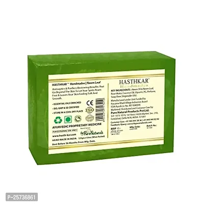 Hasthkar Handmades Glycerine Neem leaf Soap 125gm pack of 5-thumb3