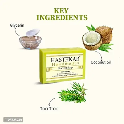Hasthkar Handmades Glycerine Tea tree Soap 125gm PACK OF 3-thumb4